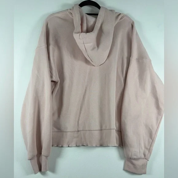 Wild Fable - Women's Merrow Edge Hooded Zip-Up Sweatshirt - Wil Blush XXS & M - Picture 9 of 12